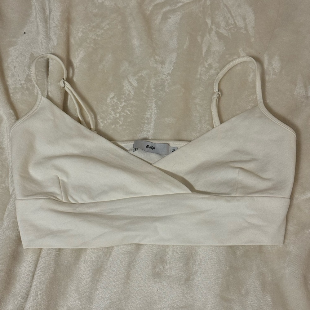 Adika cream crop top